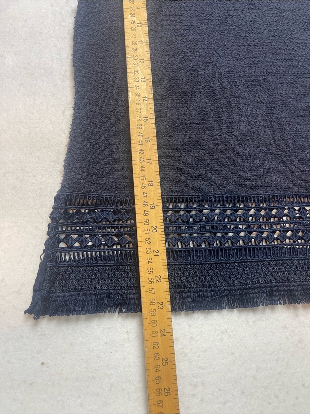Banana Republic Navy Crochet-Trim Sleeveless Tank - Picture 4 of 7